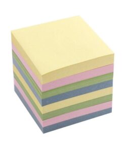 Alternative view of Note Cube refill pastel farve mix