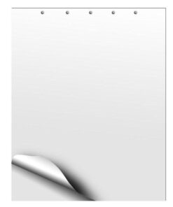 Flipchart Notebook 650x1000mm hvid