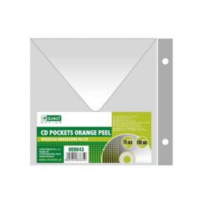 Plast lomme CD/DVD 100 mic