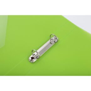 Alternative view of Ringbind A4, Transparent Grøn