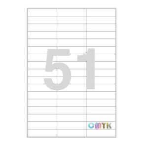 Universal label A4 70 x17 51*etiket