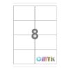 Universal label A4 105 x70 8*etiket