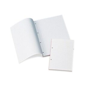 Blok, Sidelimet RØDLED A4 4Huls linjer