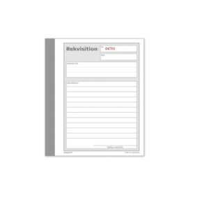 Bilagsblok, med kopi 108 x 150 mm