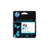 HP Ink 3ED67A / 712 Cyan