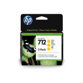 HP Ink 3ED79A / 712 3-Pack Yellow