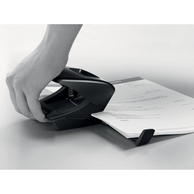 Hulapparat recycle 2-huls til30 ark sort - Billede 4