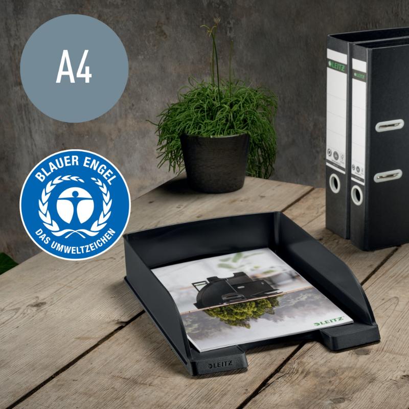 Brevbakke recycle stabelbar A4 sort - Billede 4