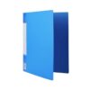 A4 plast mappe med stål klemme Blå