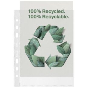 Lomme recycled 70my PP præg A5