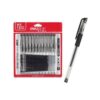 Gel penne 0,5mm sort