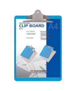 Clipboard A4 i blå plast