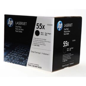 HP Toner CE255XD / 55X XL Doppelpack Black