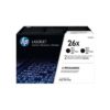 HP Toner CF226XD / 26X XL Doppelpack Black