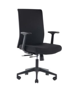 TX Soft 4  sort Kontorstol