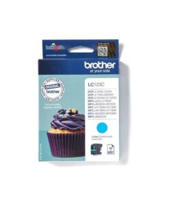 Alternative view of Brother Ink LC123C / LC-123C Cyan