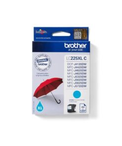 Brother Ink LC225XLC / LC-225XLC Cyan