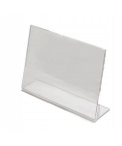 Acryl skilte holder klar 74x52mm