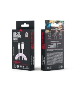 maXlife 1m 20W USB-C Lightning PD Kabel