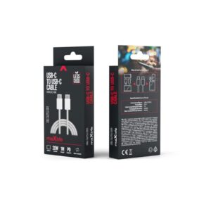 maXlife 1m 20W USB-C-USB-C PD Kabel