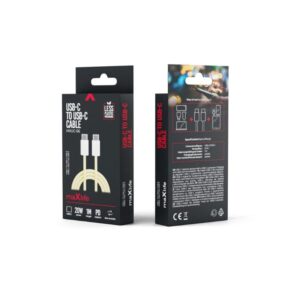 maXlife 1m 20W USB-C-USB-C PD Kabel