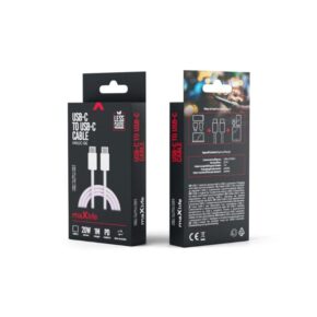 maXlife 1m 20W USB-C-USB-C PD Kabel