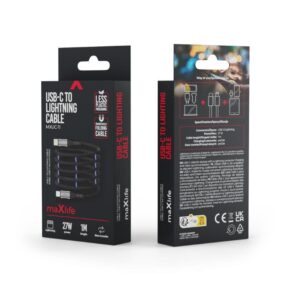 maXlife 27W USB-C/Lightning magnetic kab