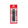 Gel pen med ergo gummi grip 0,5mm Sort