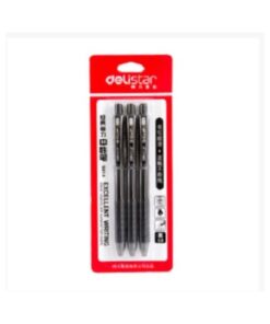 Gel pen med ergo gummi grip 0,5mm Sort