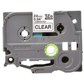 Alternative view of Brother Ribbon TZE151 / TZE-151 Black on transparent
