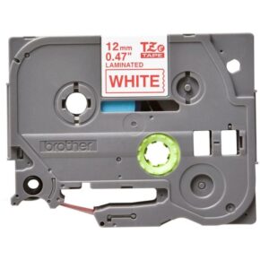 Alternative view of Brother Ribbon TZE232 / TZE-232 Red on White