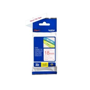 Brother Ribbon TZE242 / TZE-242 Red on White