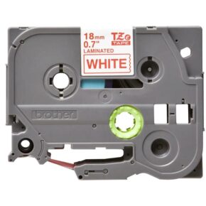Alternative view of Brother Ribbon TZE242 / TZE-242 Red on White