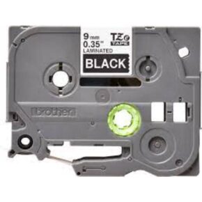 Alternative view of Brother Ribbon TZE325 / TZE-325 White on Black