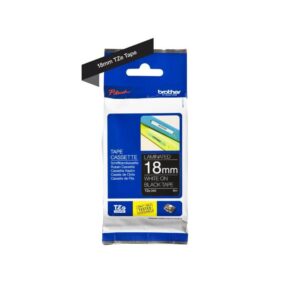 Brother Ribbon TZE345 / TZE-345 White on Black